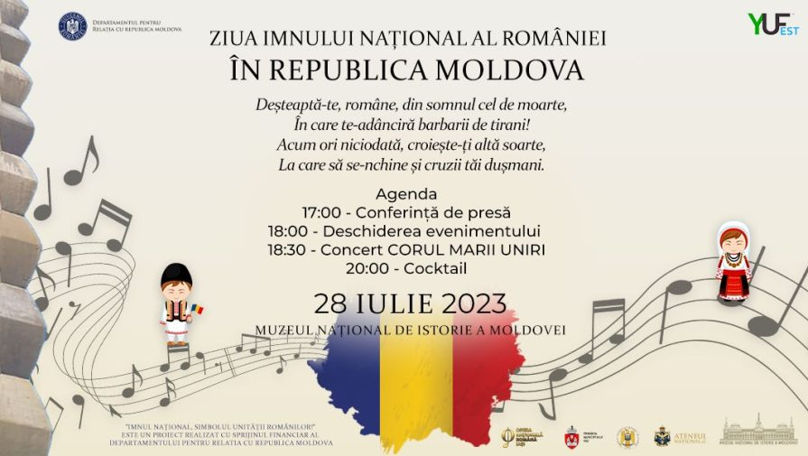 Premieră: Ziua Imnului Național al României va fi celebrată la Chișinău