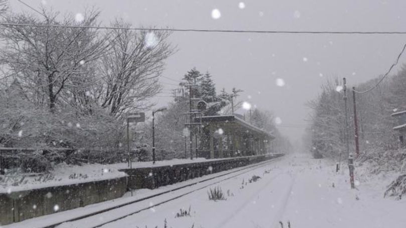 O puternică furtună de zăpadă a lovit nordul Japoniei