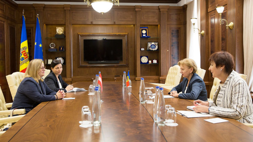Zinaida Greceanîi s-a întâlnit cu Ambasadorul Extraordinar al Austriei