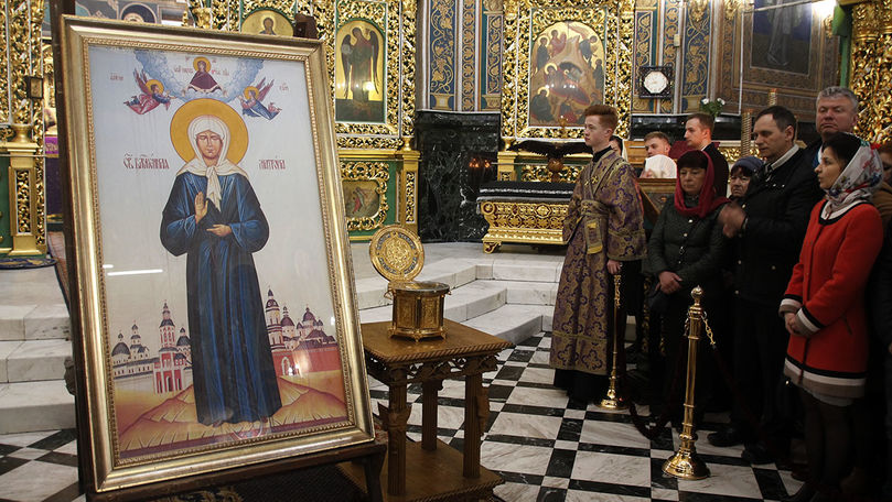 Icoana Sfânta Fericită Matrona din Moscova a fost adusă la Chișinău