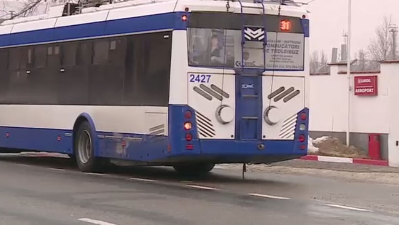În atenția locuitorilor din Sângera: Ruta de troleibuz nr. 31, înlocuită