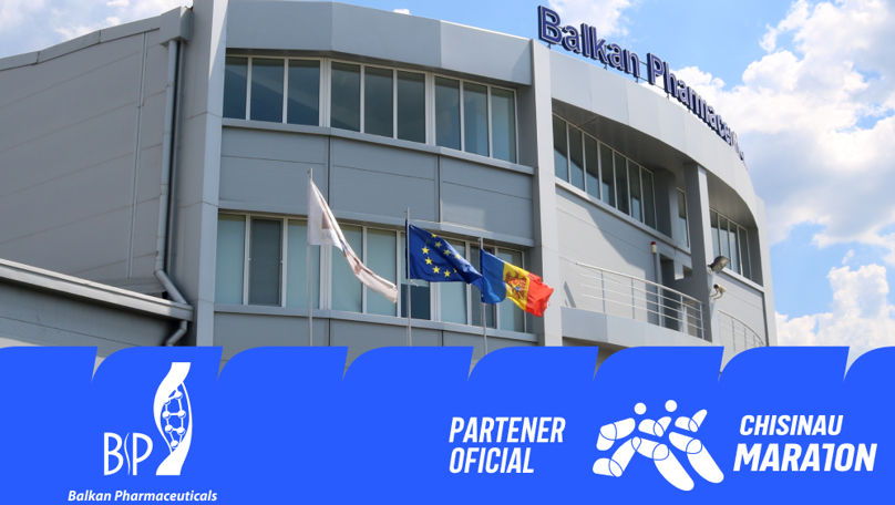 Balkan Pharmaceuticals, partener оficial al Chisinau Marathon 2024 Ⓟ