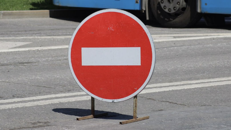 Traficul rutier pe o stradă din Capitală va fi suspendat sâmbătă.