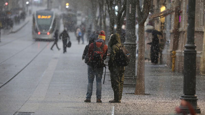 Fenomen rar la Ierusalim: Ninge pentru prima dată după mulţi ani