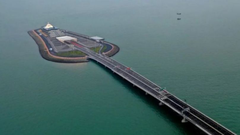 Cum arată cel mai lung pod maritim din lume, construit de chinezi