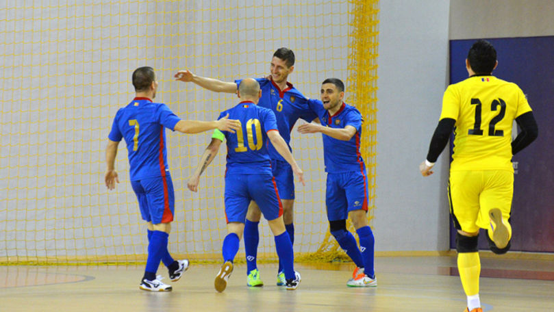 Naționala de futsal a Moldovei a obținut victorii în meciul cu Bulgaria