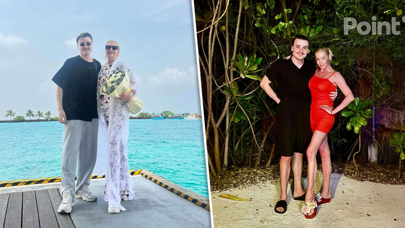 Волочкова снова отдыхает на Мальдивах в компании танцора из Молдовы.