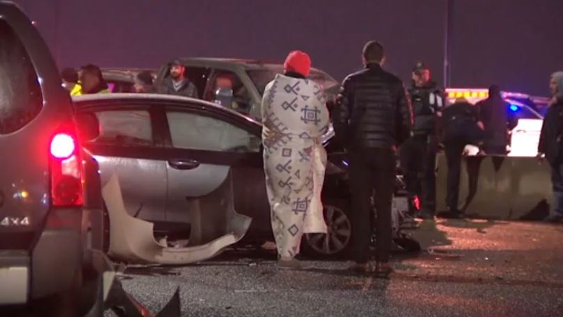 Peste 50 de mașini, implicate într-un accident în SUA: Mai mulți răniți