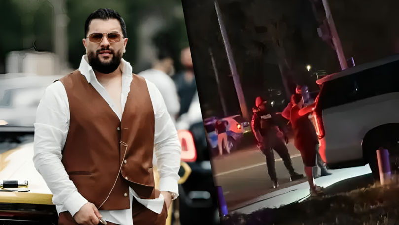 Tzanca Uraganu, oprit și percheziționat în trafic de mascați. Motivul