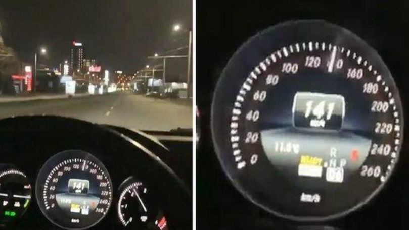 Полиция оштрафует девушку, прокатившуюся с ветерком по Кишиневу.