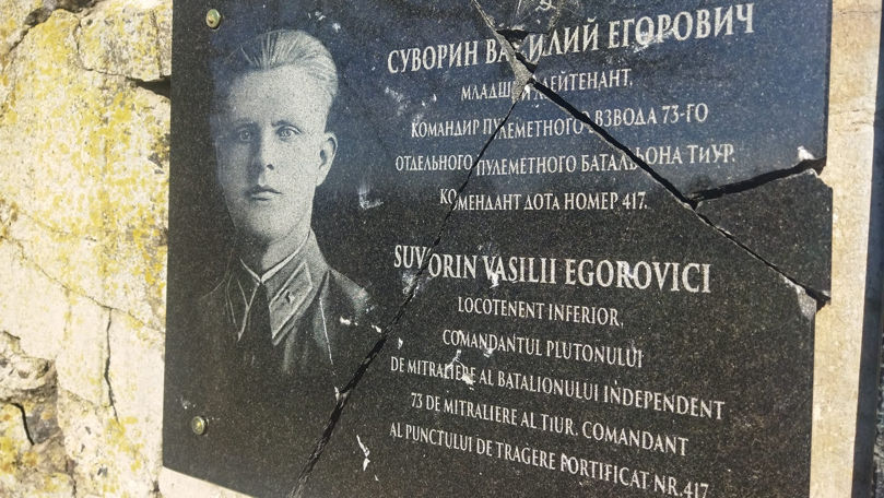 Vandalizarea unui monument la Coșnița. Rușii au inițiat o anchetă penală