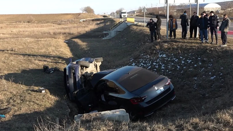 Accident grav la Telenești: Două automobile au fost făcute zob