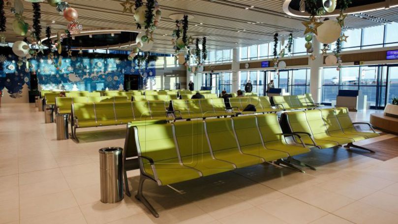 Sala de plecări a Aeroportului Chişinău a intrat în reparaţii