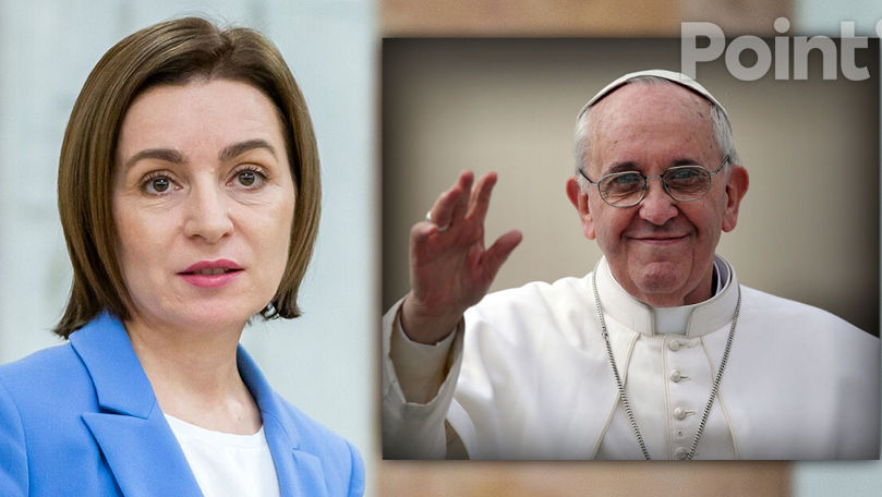 Maia Sandu a venit cu un mesaj de condoleanțe în legătură cu moartea Papei Francisc.