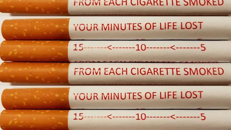 Studiu: Avertismentele cu mesaje anti-fumat pe țigări sunt eficiente