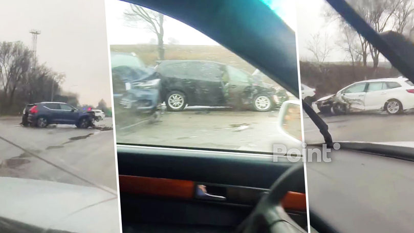 На въезде в Сынжеру водитель выехал на "встречку" и устроил ДТП: есть пострадавшие.