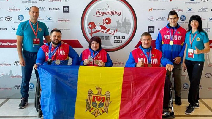 Performanțe unice pentru Moldova la Campionatul European de Powerlifting