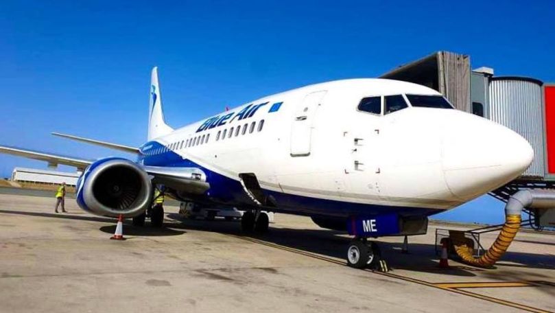 Blue Air anulează 64 de zboruri programate în august din Italia și Cipru