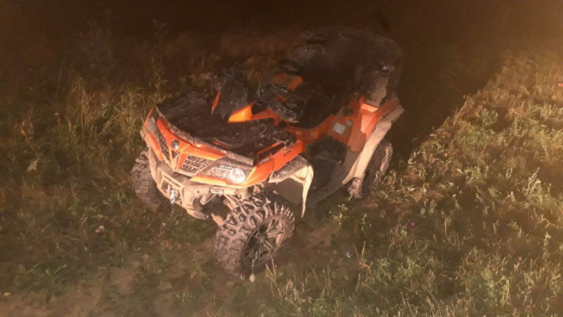 Accident cu implicarea a două ATV-uri în raionul Strășeni: Sunt răniți