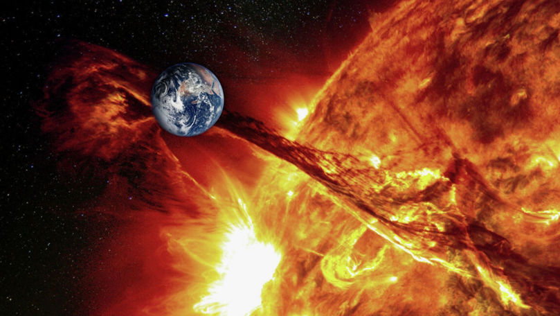O puternică furtună magnetică va acoperi Pământul