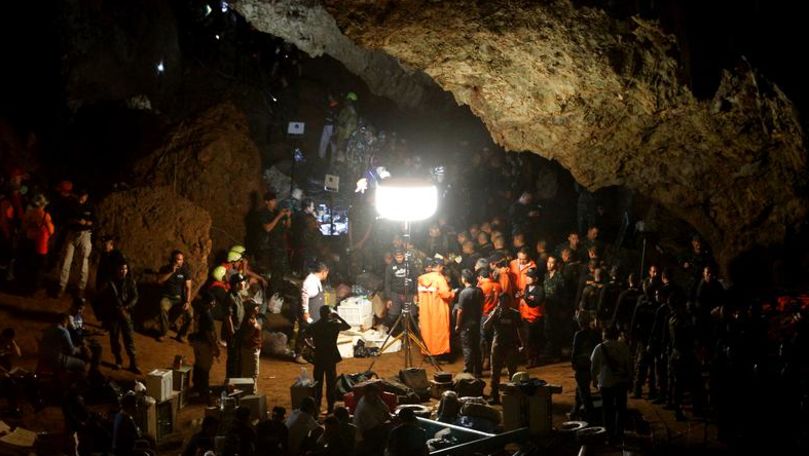 Copii blocați de cinci zile într-o peșteră din Thailanda