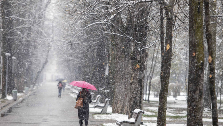 În Moldova sunt așteptate precipitații sub formă de lapoviță