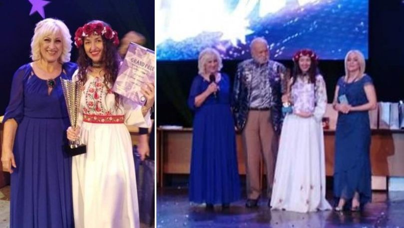 O interpretă din Moldova a câștigat trofeul unui festival internațional