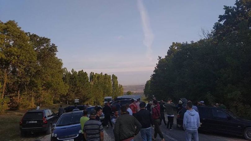 Protest pe traseul Orhei-Călărași: Zeci de mașini au blocat traficul