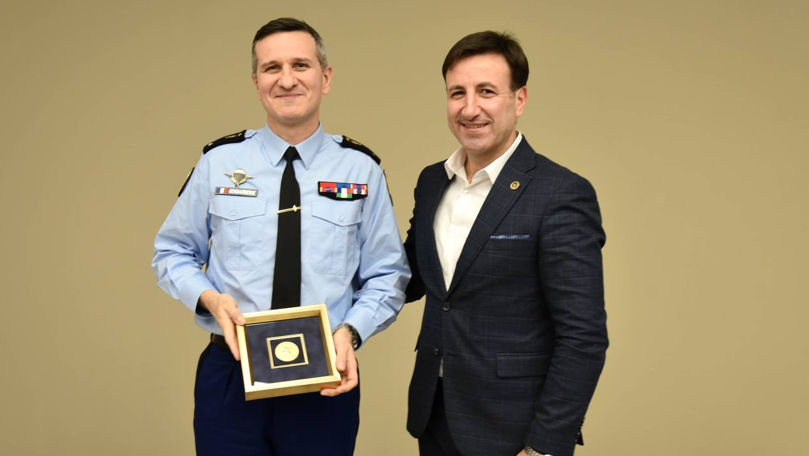 Cernăuțeanu, întrevedere cu comandantul adjunct al Jandarmeriei Franceze