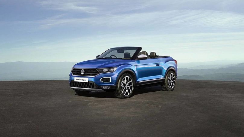 Volkswagen протестировал кросс-кабриолет T-Roc.