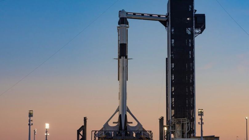 O rachetă SpaceX, filmată cum a decolat spre Staţia Spaţială