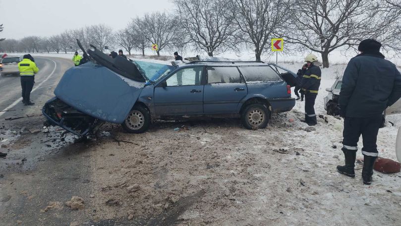 Accident la Râșcani: Sunt 2 morți și 3 răniți. Primele imagini