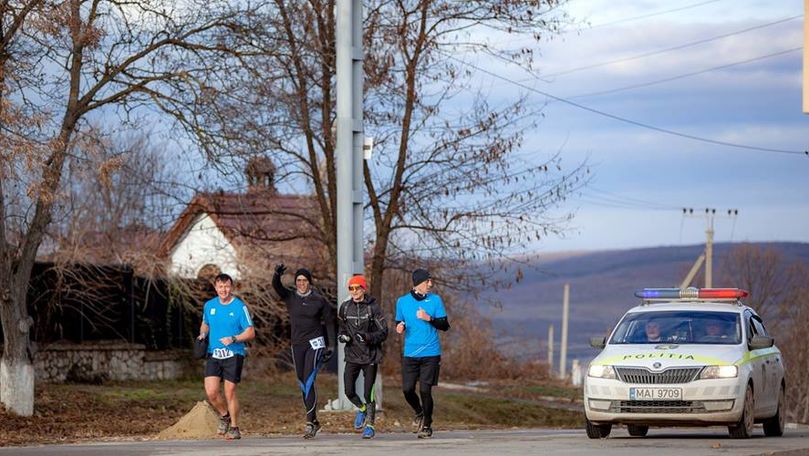 Rubicon 2019: Ofițer de patrulare, surprins cum se antrenează la alergat