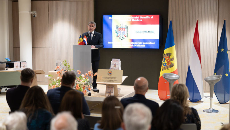 Igor Grosu a participat la inaugurarea Consulatului în Țările de Jos