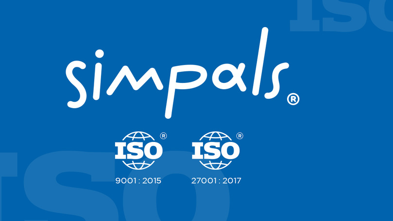 Compania Simpals, în conformitate cu standardul ISO Ⓟ