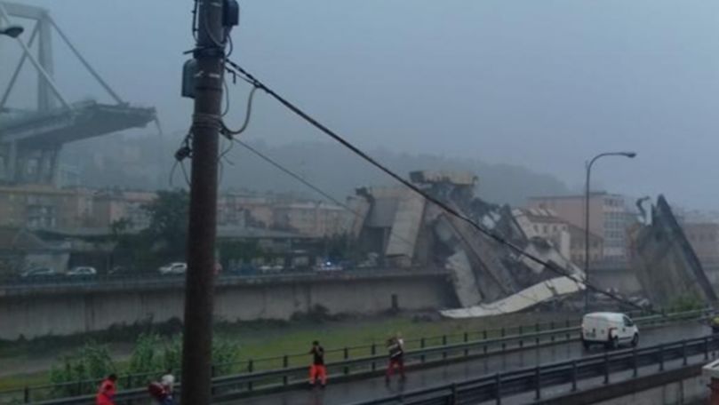 Pod prăbușit în Italia: Anunțul MAEIE privind cetățenii din R. Moldova