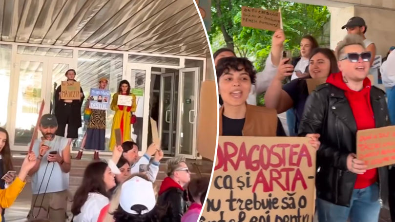 Protest la Chișinău după o declarație controversată a regizoarei Burlaca