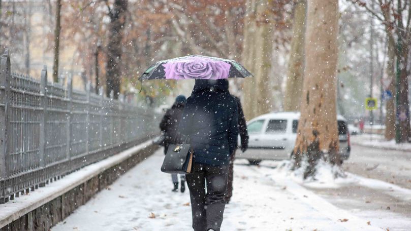 Alertă meteo: Cod Galben de lapoviță și ninsoare în toată țara