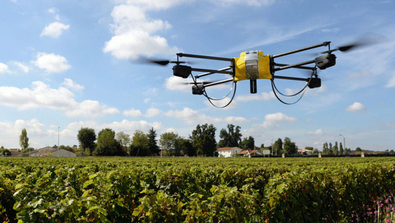 Afaceri digitalizate: Terenuri agricole păzite cu drona și tractoare cu GPS