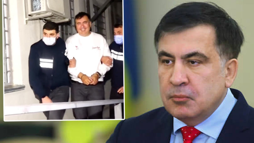 Imagini cu reținerea lui Saakashvili: Mesajul înainte de arestare