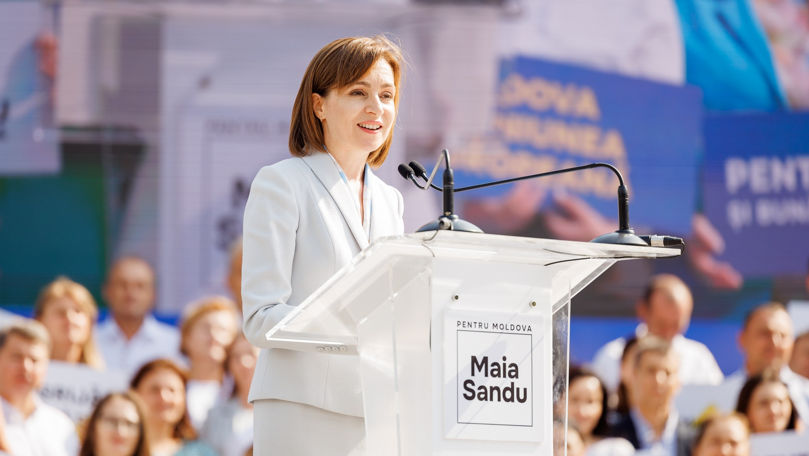 Maia Sandu: Moldova are șansa să se alăture familiei europene