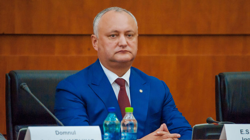 Лидер ПСРМ Игорь Додон. 