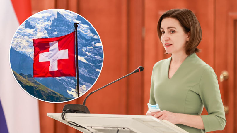 Sandu salută sancțiunile Elveției pentru cei care destabilizează Moldova