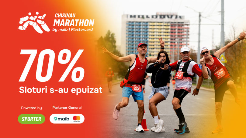 70% din locurile pentru Chisinau Marathon 2025 s-au vândut Ⓟ