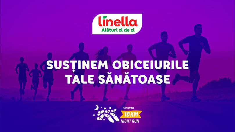 Linella: Alături de tine la Chisinau 10 km Night Run Ⓟ