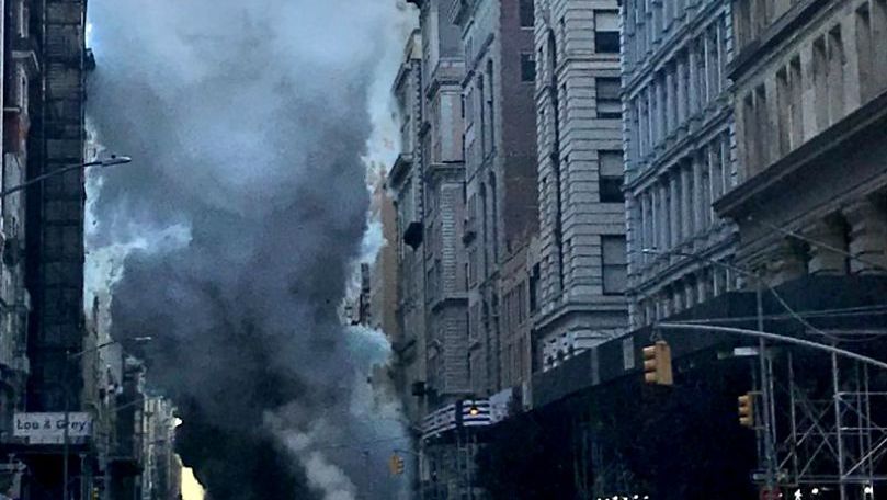 Explozie: Un nor uriaş de fum a speriat locuitorii New York-ului