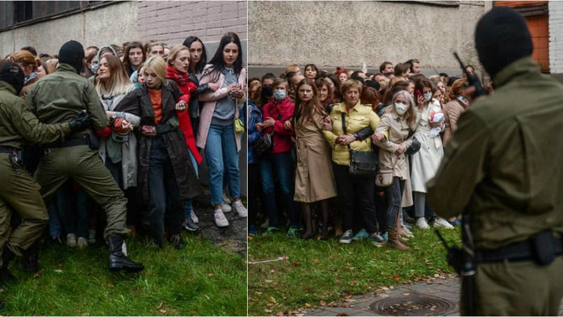 Violențe la Minsk: Istoria imaginii care a făcut înconjurul lumii