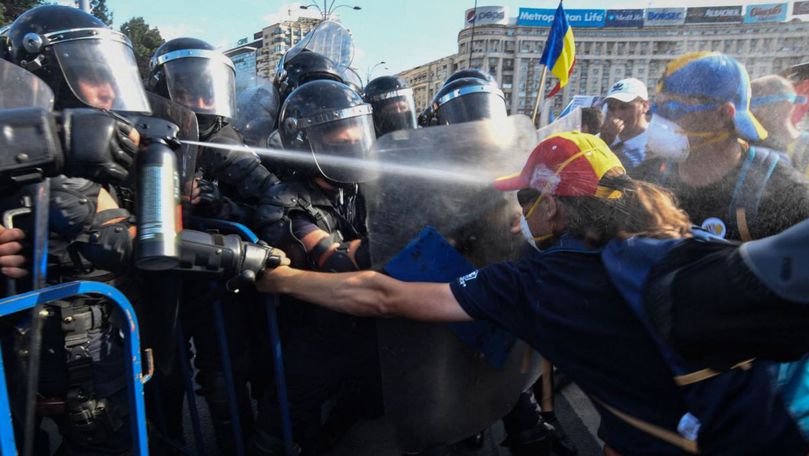România: Amenzi de 15.000 de euro pentru protestatarii agresivi