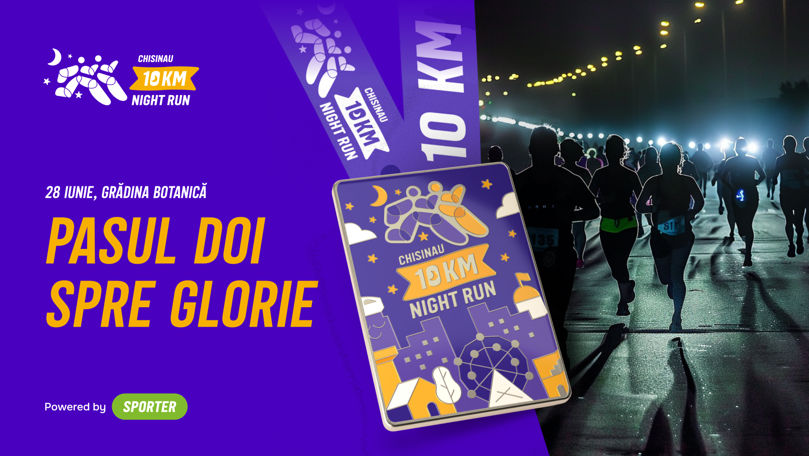 Chisinau 10 km Night Run 2025: A doua medalie e dezvăluită Ⓟ