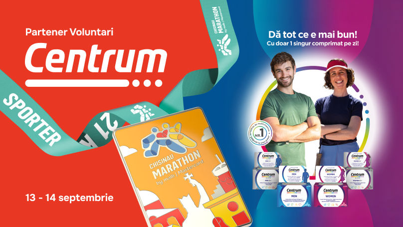 Centrum – sănătatea ta la Chisinau Marathon by maib | Mastercard 2025 Ⓟ